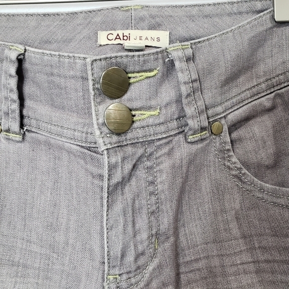 CAbi Gray Lou Lou Style 332 Skinny Jeans Size 2 - Picture 6 of 14